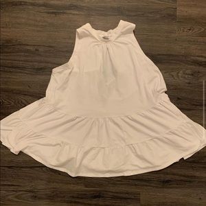 white tank top with hole in back